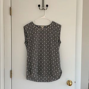 J. Crew Printed Blouse